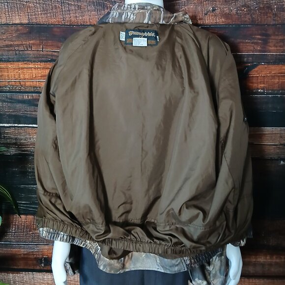 Gamehide Vintage Hunting Jacket Mens XL Hush Hide Camo Camouflage FLAWS - Picture 9 of 14